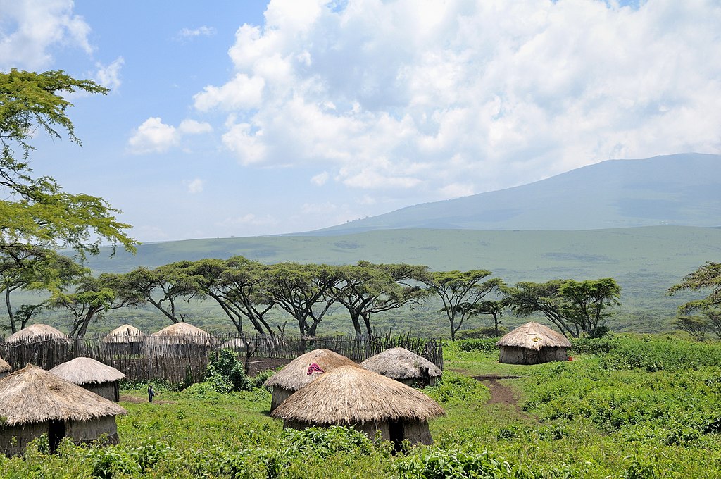 Maasai boma in Ngorongoro Conservation Area